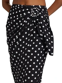 Madison Polka Dot Sarong Skirt