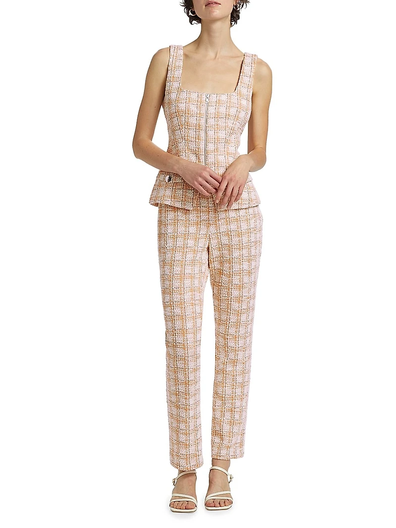 Claire Tweed Cigarette Pants