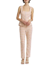 Claire Tweed Cigarette Pants
