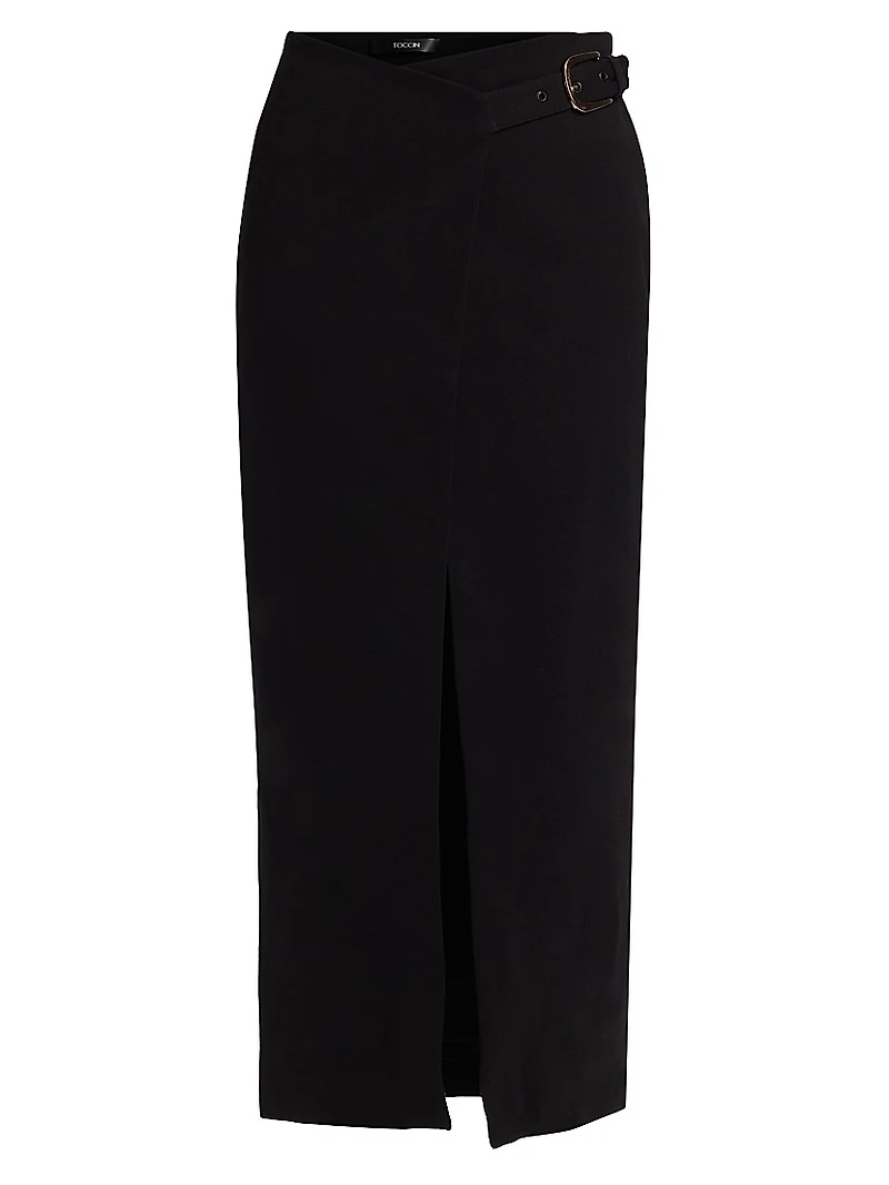 Casey Belted Wrap Skirt