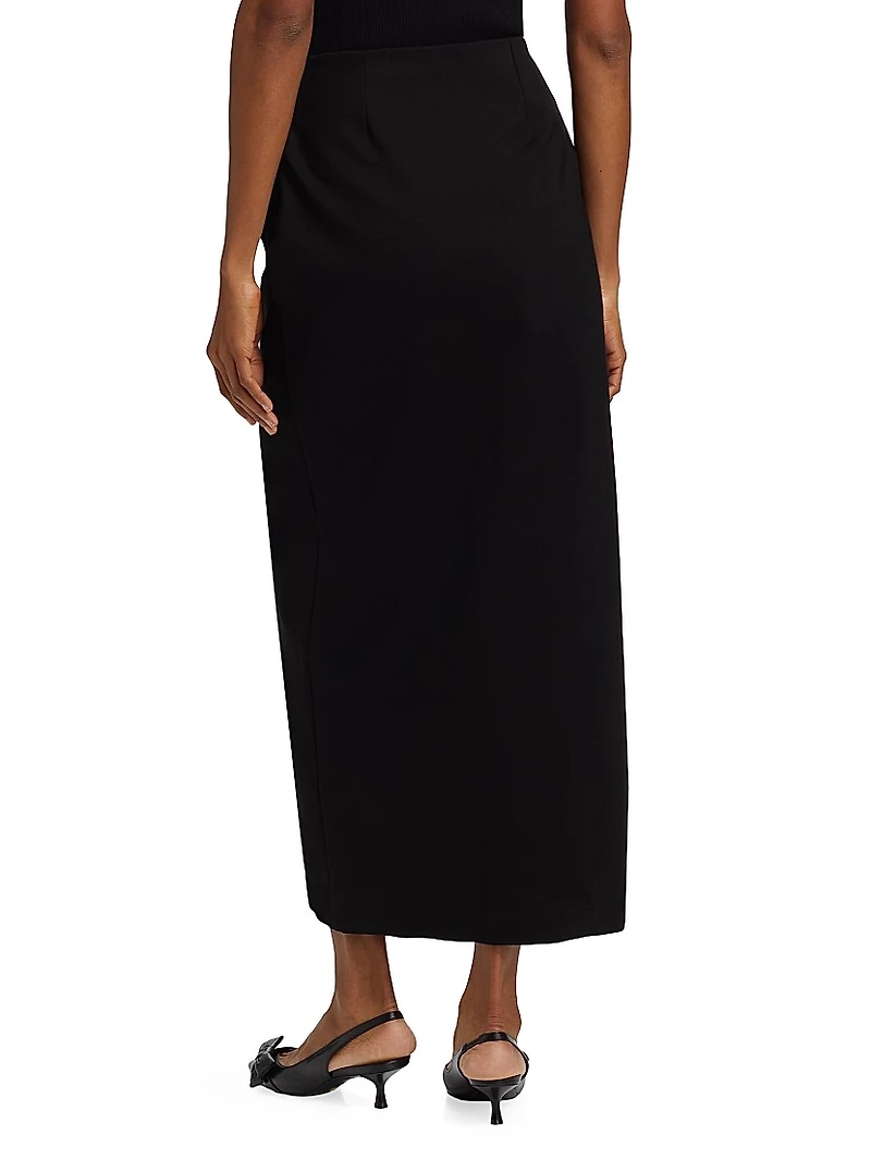 Casey Belted Wrap Skirt