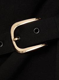 Casey Belted Wrap Skirt