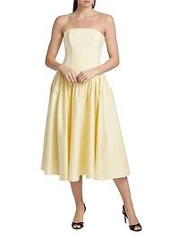 Melody Corset Strapless Midi-Dress