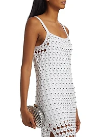 Clementine Crochet Beaded Midi-Dress