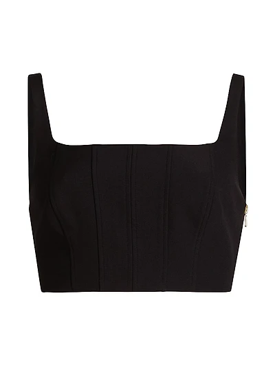 Rhea Cropped Corset Tank