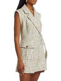 Everly Safari Wrap Minidress