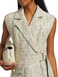 Everly Safari Wrap Minidress