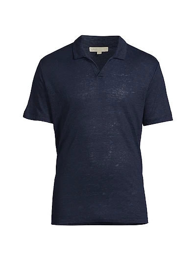 Shaun Linen Polo Shirt