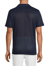 Shaun Linen Polo Shirt