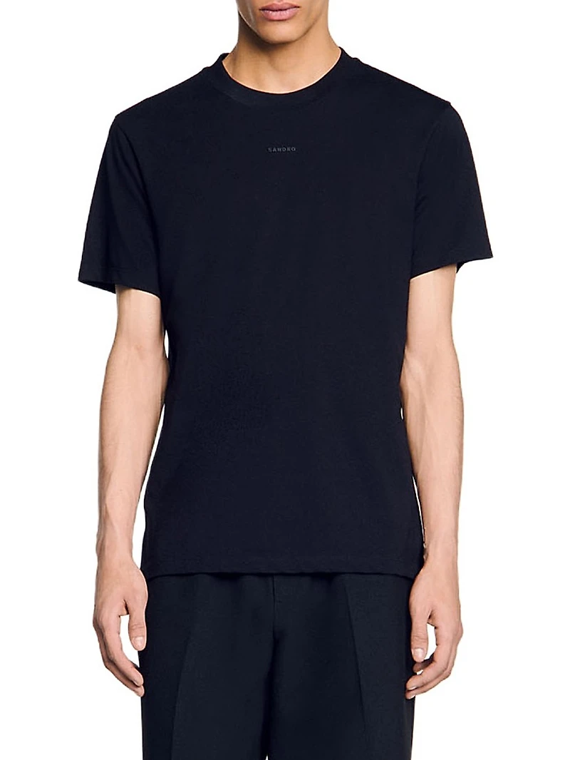 Cotton T-Shirt with Logo