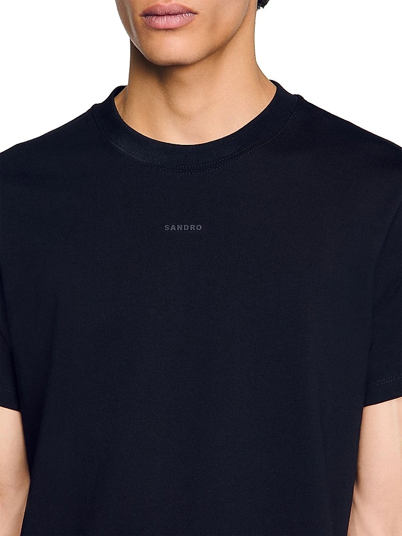 Cotton T-Shirt with Logo