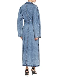 Spiral Maxi Trench Coat