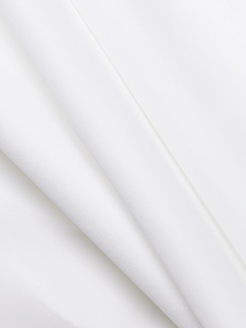 Asymmetrical Cotton Minidress