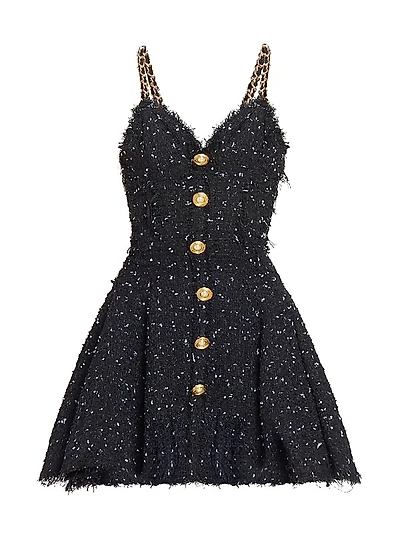 Tweed A-Line Minidress