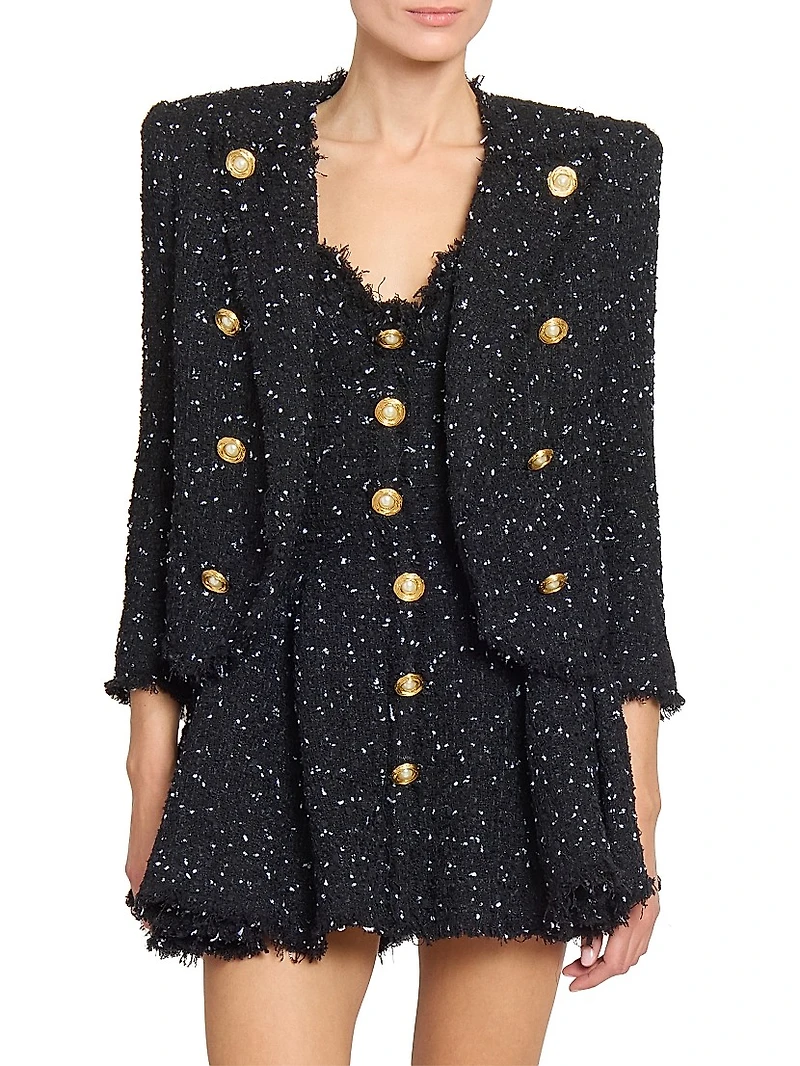 Spencer Tweed Cotton-Blend Jacket