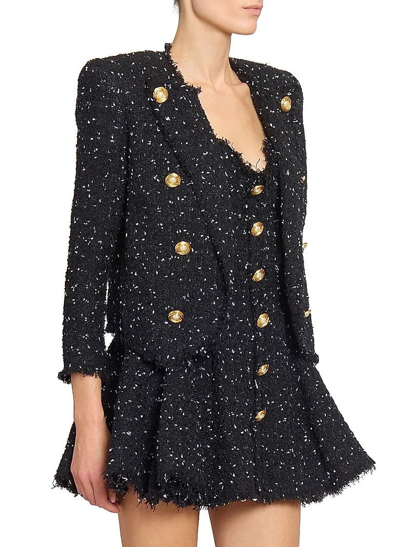 Spencer Tweed Cotton-Blend Jacket