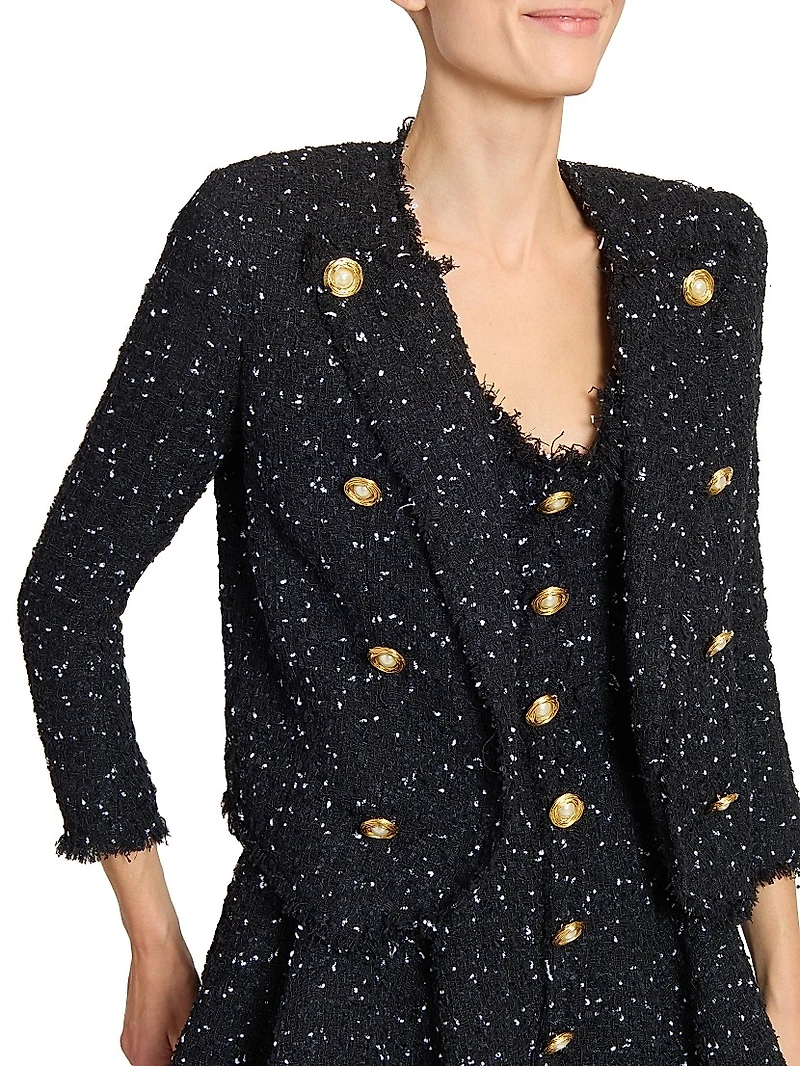 Spencer Tweed Cotton-Blend Jacket