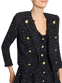 Spencer Tweed Cotton-Blend Jacket