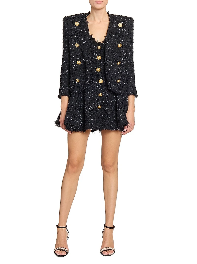 Spencer Tweed Cotton-Blend Jacket