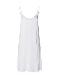 V-Neck Spaghetti-Strap Cotton & SilkGown