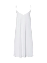 V-Neck Spaghetti-Strap Cotton & SilkGown