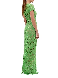 Roxanna Lace Column Gown