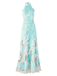 Mab Lace Tulle A-line Gown