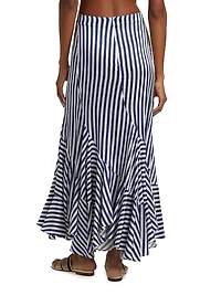 Florina Stripe Flounce Skirt