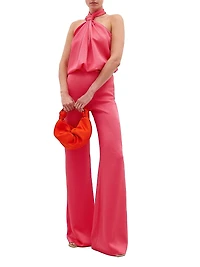 Teagan Hammered Satin Blouse