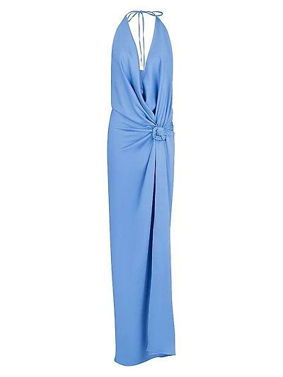 Torgiano Knotted Draped Gown