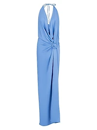 Torgiano Knotted Draped Gown