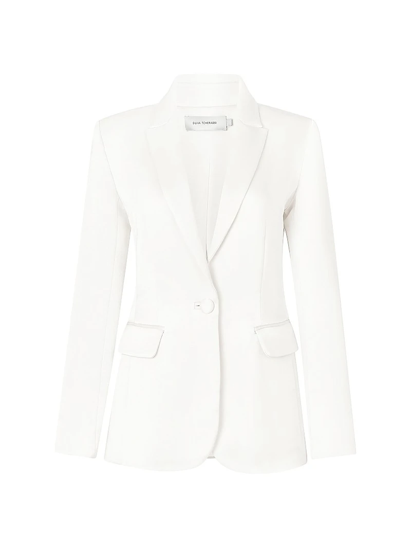 Rebeca Hammered Satin Jacket