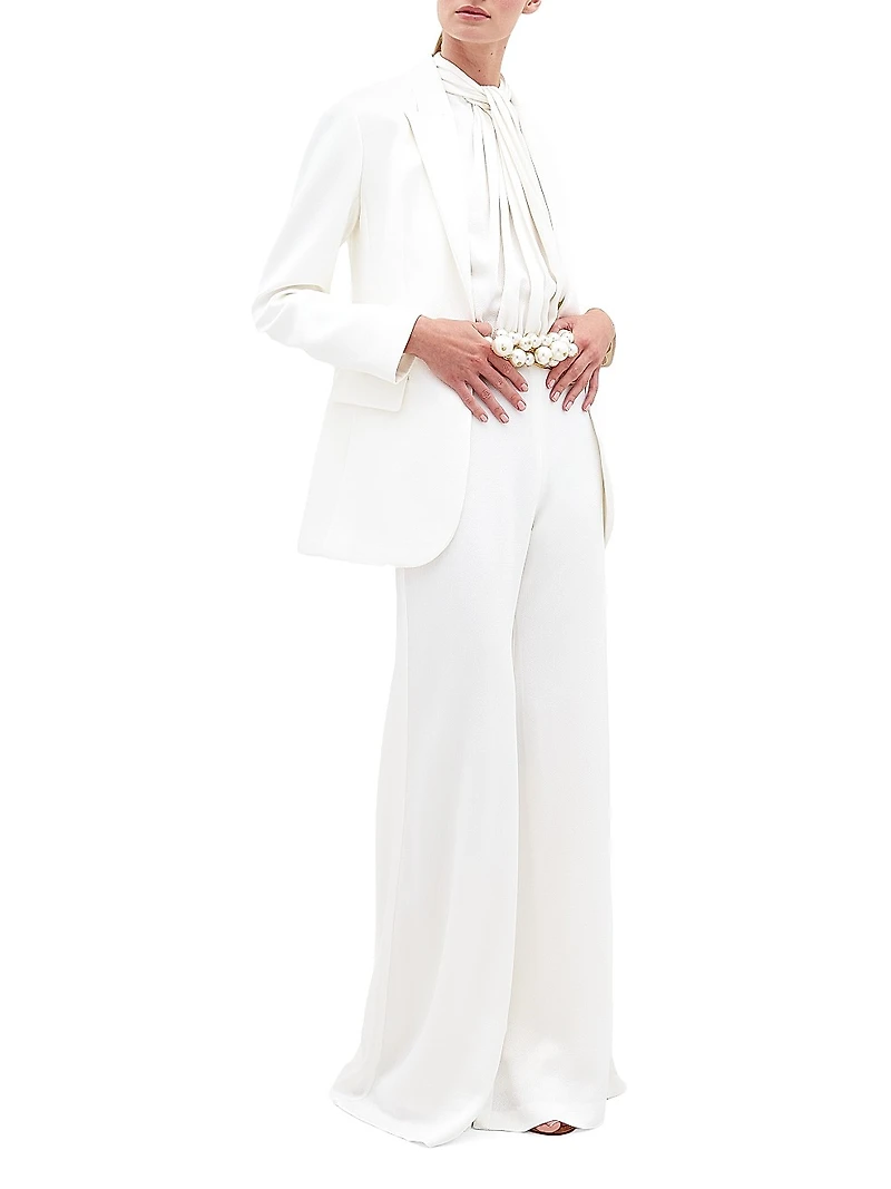 Rebeca Hammered Satin Jacket