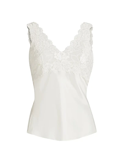 Rose Parfait Silk-Lace Camisole