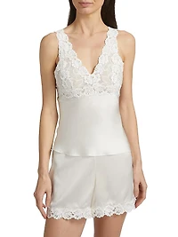 Rose Parfait Silk-Lace Camisole