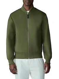 Easton Reversible Leather Bomber Jacket