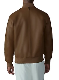 Easton Reversible Leather Bomber Jacket