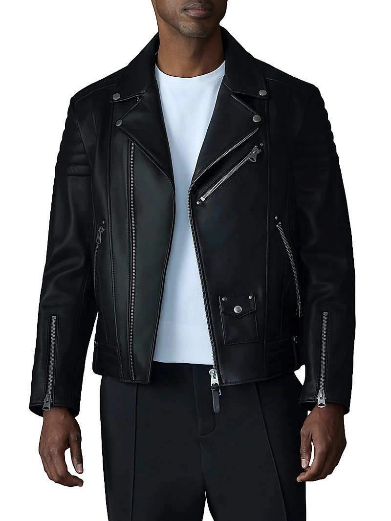Kenneth Leather Perfecto Biker Jacket