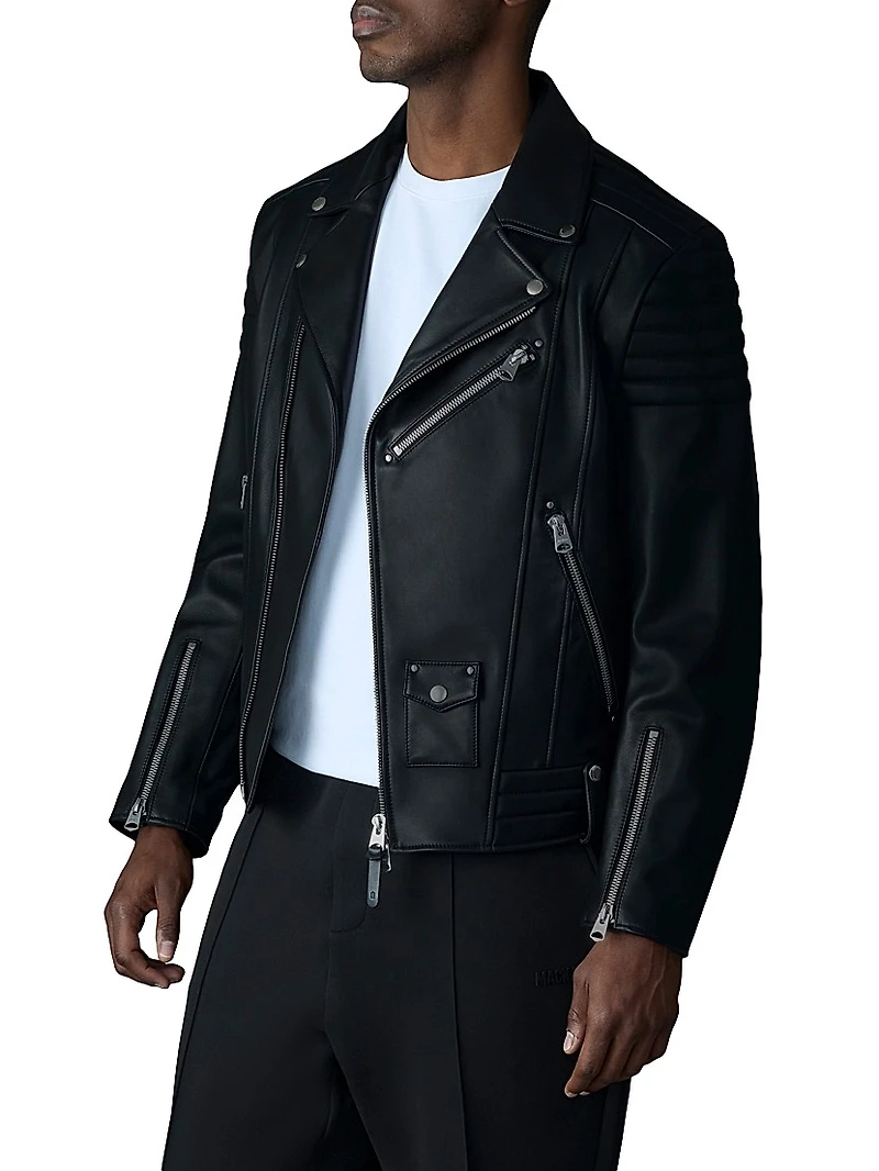 Kenneth Leather Perfecto Biker Jacket