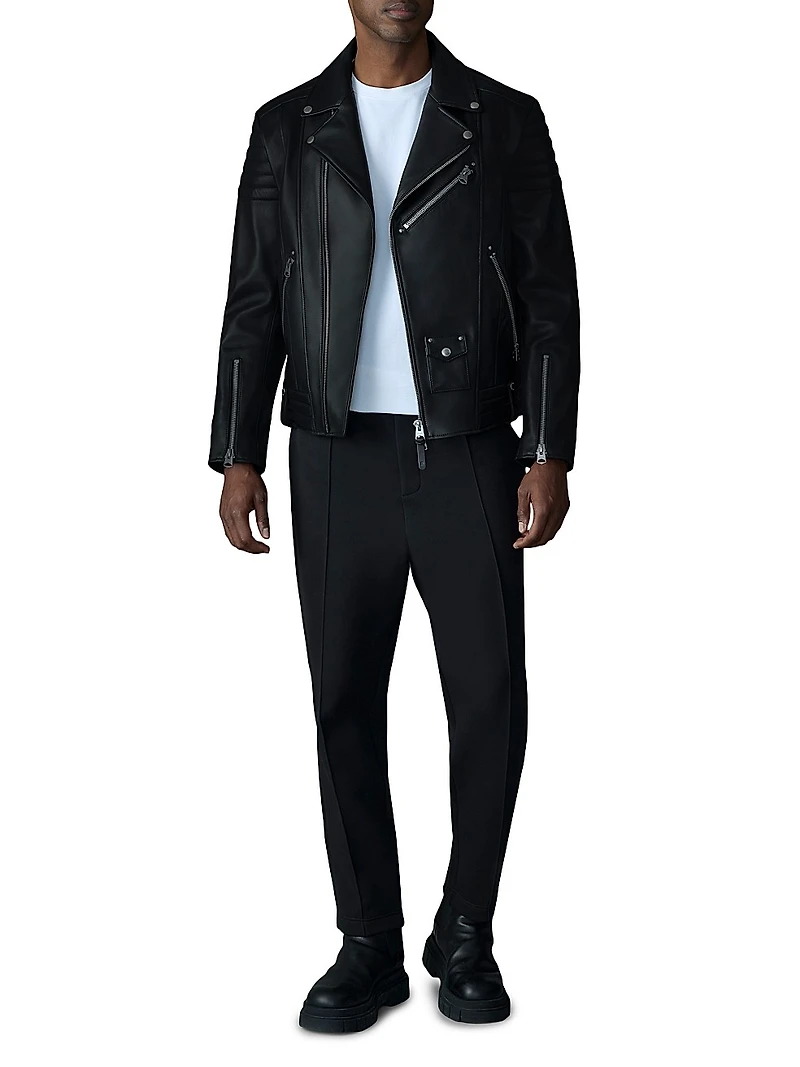 Kenneth Leather Perfecto Biker Jacket