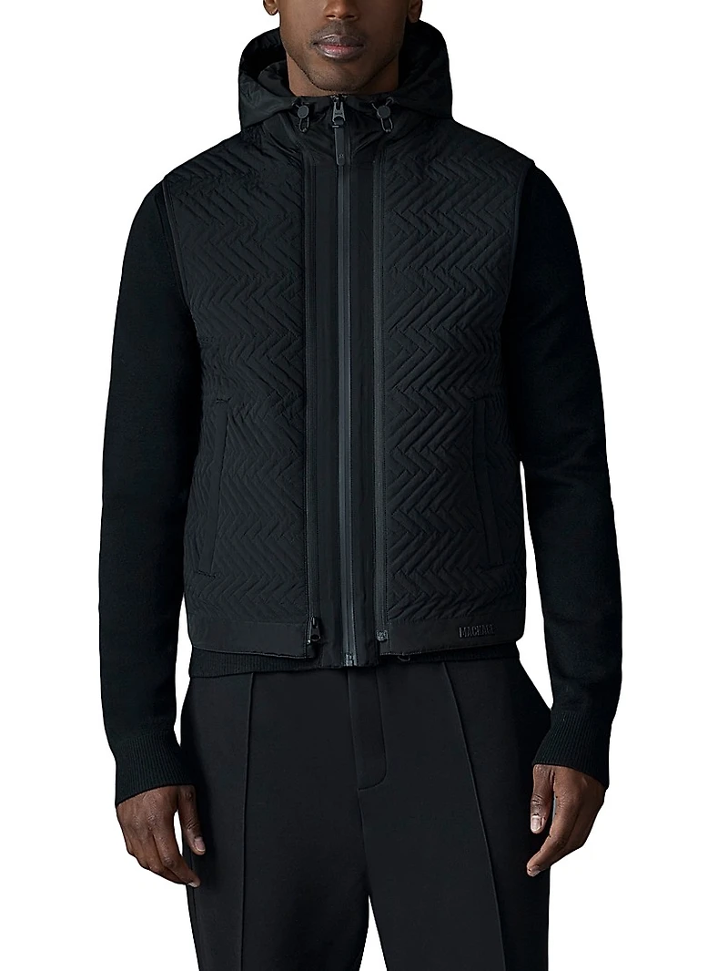 Barrett 3-In-1 Quilted Hybrid Light Jacket
