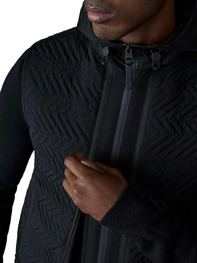 Barrett 3-In-1 Quilted Hybrid Light Jacket