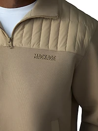 Corey Hybrid Down Quarter-Zip Sweater