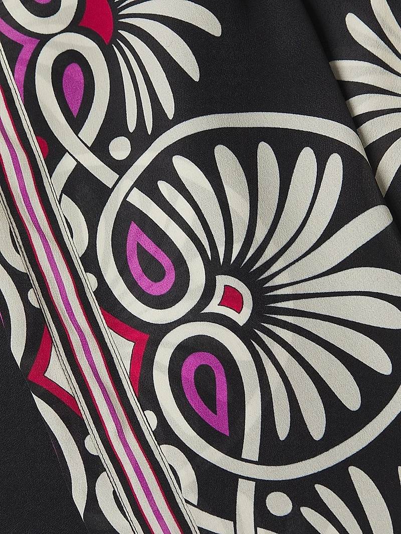 Valerie Siera Silk-Blend Wide-Leg Pants