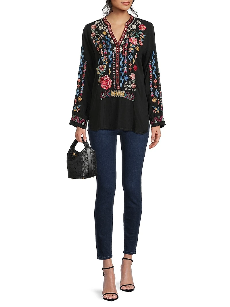 Sarah Embroidered Blouse