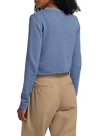 Nora Lite Cotton Crewneck Cardigan