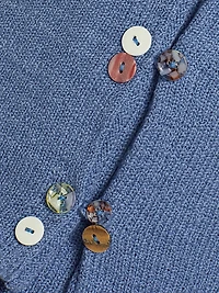 Nora Lite Cotton Crewneck Cardigan