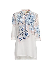 Gilani Floral Embroidered Shirt