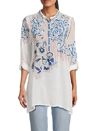 Gilani Floral Embroidered Shirt