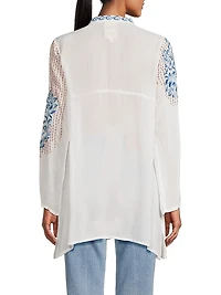 Gilani Floral Embroidered Shirt